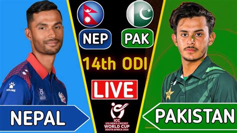 Nepal U19 vs Pakistan U19, 14th Match, Group D .